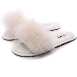 Faux Fur Slippers Size (Selling both pairs together) Unopened Packaging
